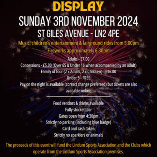 Fireworks Poster 2024